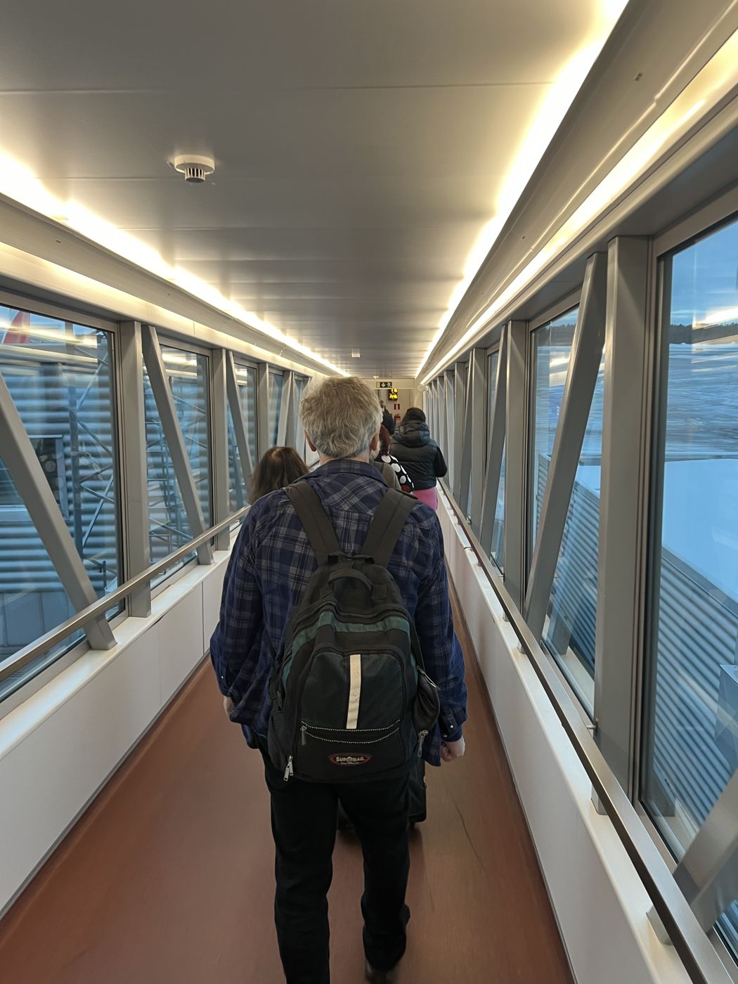 Llegando a Suecia